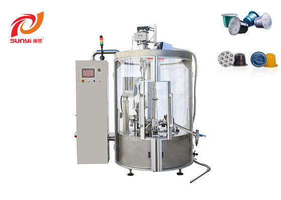 Machine de remplissage compatible rotatoire de capsule de café de la plaque tournante SKP-1N Nespresso
