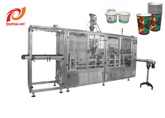 Machine de scellage remplissante de tasse en plastique de SUNYI 6000pcs/H