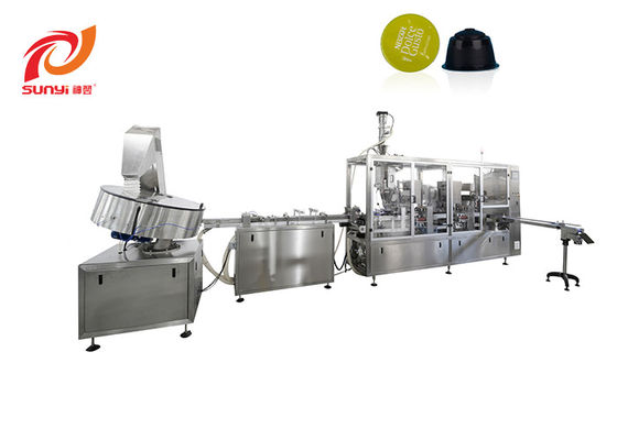 Machine de scellage remplissante de grande de capacité de Sunyi capsule linéaire de café pour le fabricant de machine de remplissage de capsule de café d'enthousiasme de Dolce