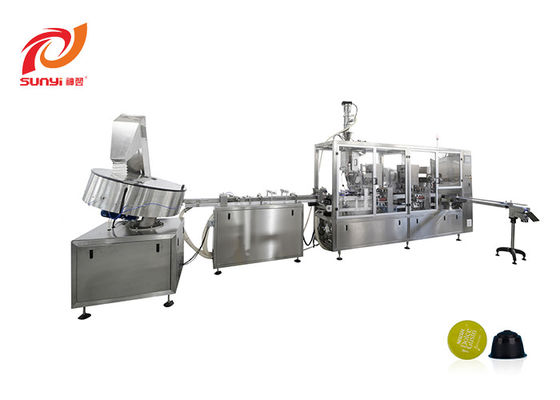Machine de scellage remplissante de grande de capacité de Sunyi capsule linéaire de café pour le fabricant de machine de remplissage de capsule de café d'enthousiasme de Dolce