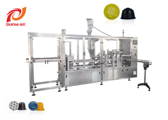 Machine de scellage remplissante de grande de capacité de Sunyi capsule linéaire de café pour le fabricant de machine de remplissage de capsule de café d'enthousiasme de Dolce